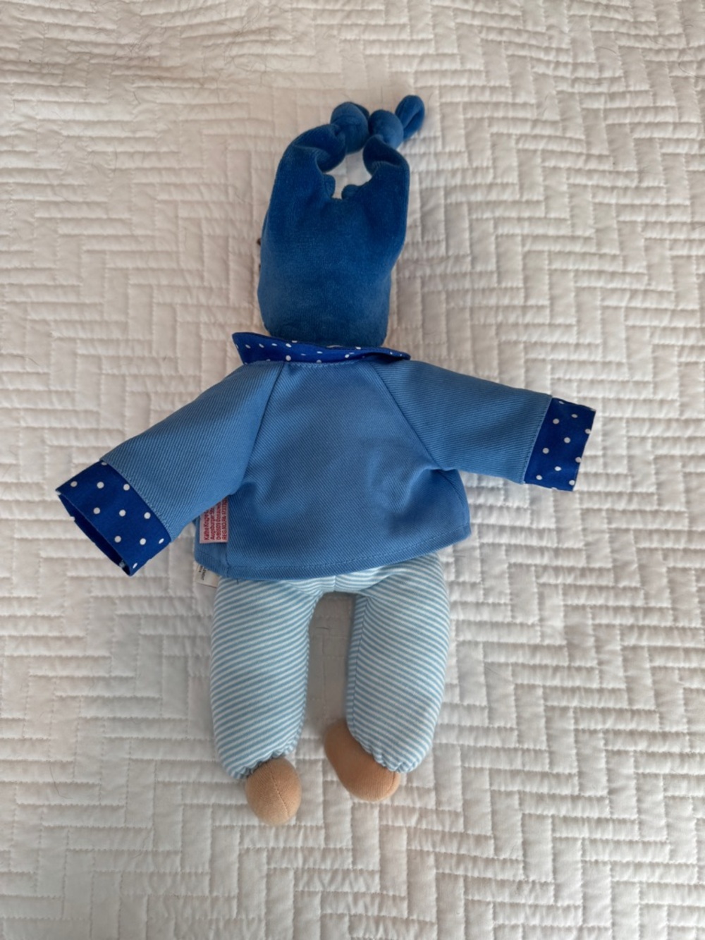 Kathe Kruse Blue Soft Cloth Baby Doll with Jacket - Plush Kids Toy - Picture 3 of 9